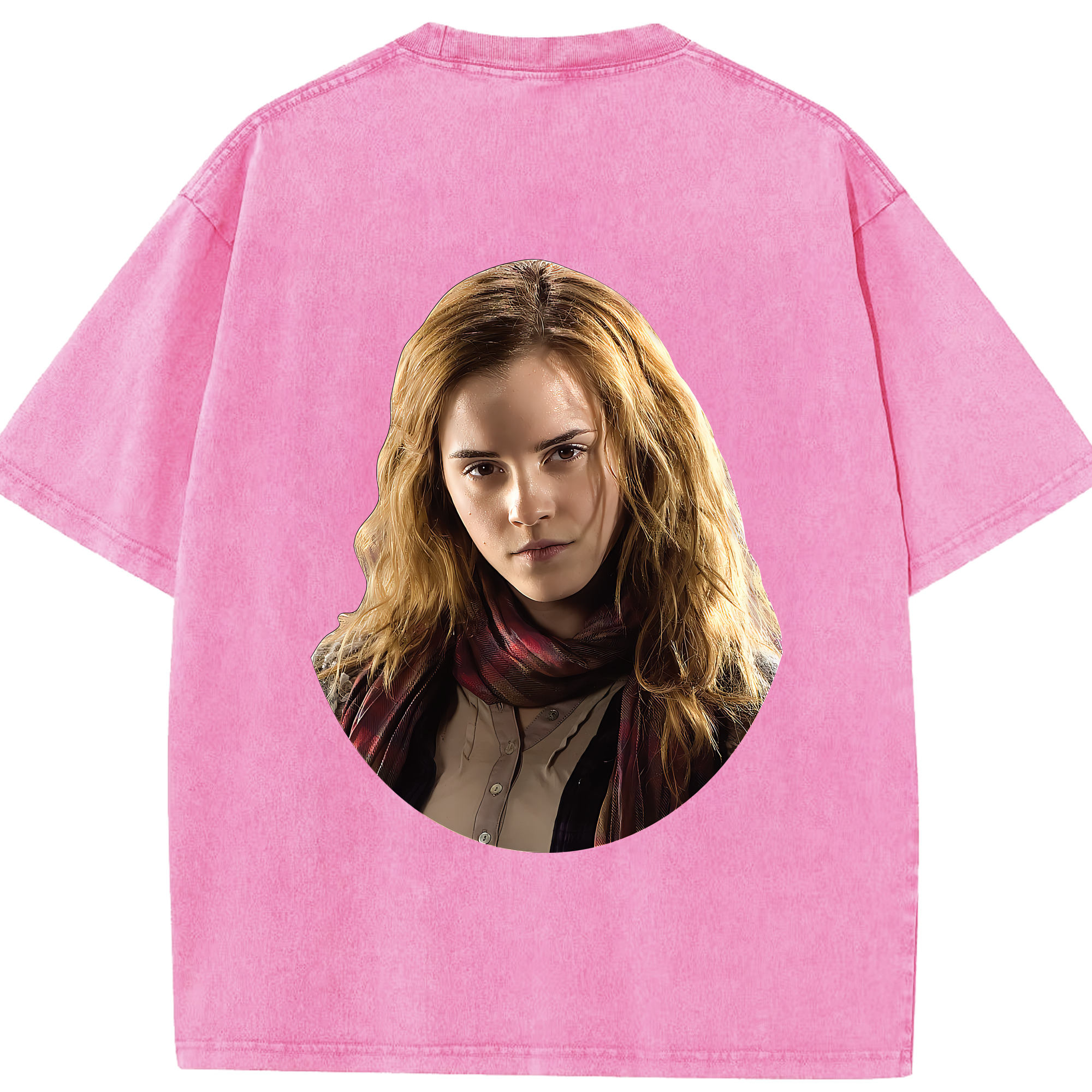 （画像用） Harry Potter ハリー・ポッターシリーズ 綿100% ヴィンテージ風 半袖Tシャツ（背面プリント）